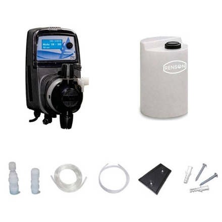 SOLUTION POMPE DOSEUSE AVEC KIT D'INSTALLATION & BAC - RENSON - 818121