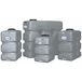 CUVE STOCKAGE VERTICALE GRISE EN PE POUR ESPACE REDUIT 500L - RENSON - 818254