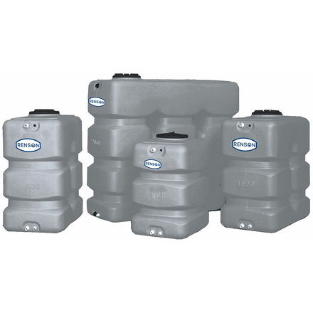 CUVE STOCKAGE VERTICALE GRISE EN PE POUR ESPACE REDUIT 2000L - RENSON - 818256
