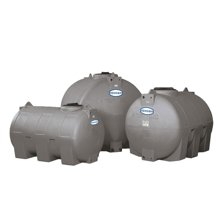 CUVE STOCKAGE HORIZONTALE GRIS EN PE 3000L - RENSON - 818277