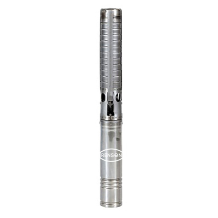 POMPE DE FORAGE 100L/MIN TURB INOX MOT EAU TRIPHASE 3KW - RENSON - 818399