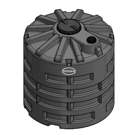 CUVE ENTERRABLE VERTICALE 3000L SANS REHAUSSE - RENSON - 818405