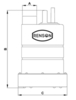 POMPE SERPILLERE 2MM MONO 0,25KW INOX EAUX CLAIRES RENSON - 980010