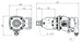 CLE A CHOCS DROITE 1''1/2 - RENSON - UT150