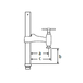Serre-joint pour table de soudage 4003-WL - saillie 130 mm ouverture 30 cm URKO - 1546031