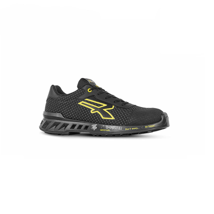 CHAUSSURES BASSES MATT s ESD S3S CI FO SR NOIR-JAUNE - U POWER - RV20014