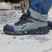 CHAUSSURES BASSES MIKE s ESD S1PS FO SR GRIS-VET FLUO - U POWER - RV20066