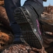 CHAUSSURES BASSES FEMME MICHELLE s ESD S1PS FO SR NOIR-FUSHIA - U POWER - RV20086