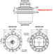 Moteur de translation pour pelle JCB JZ140 - Motoreducteur compatible - 116750