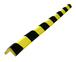 Protection d'angle mousse noir/jaune VISO - PU3030NJ