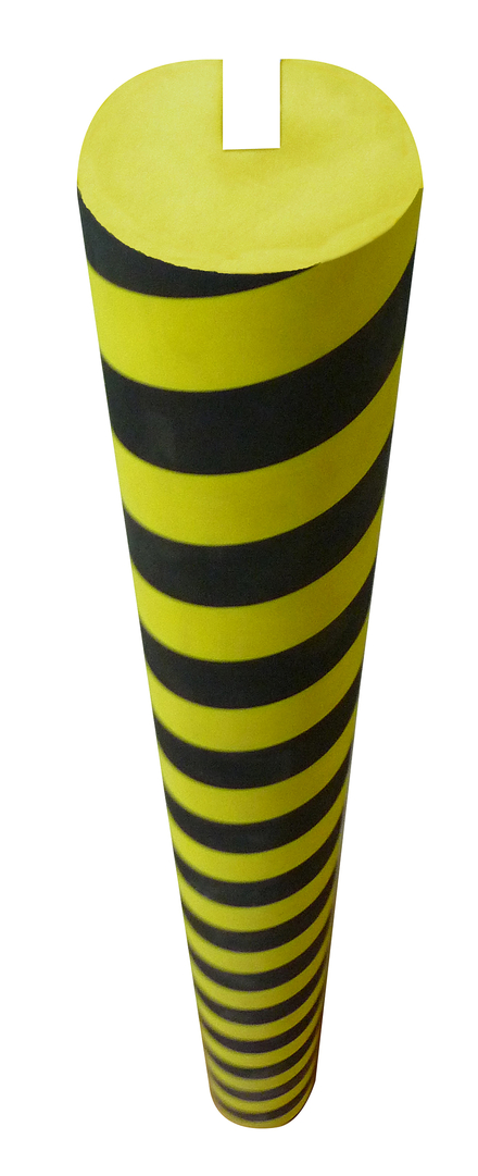 Protection ouverture 50x8mm mousse noir/jaune  VISO - PU502