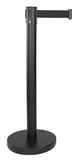 Poteau éco noir sangle noire 3m VISO - RECO2BKBK