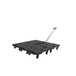 Plateau roulant poignée téléscopique et roues repliables VISO - RP602HANDLE