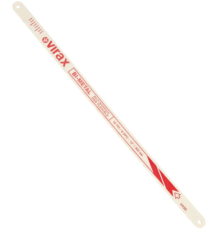 Pack 100 lames de scie main 12 dents/cm VIRAX - 043012