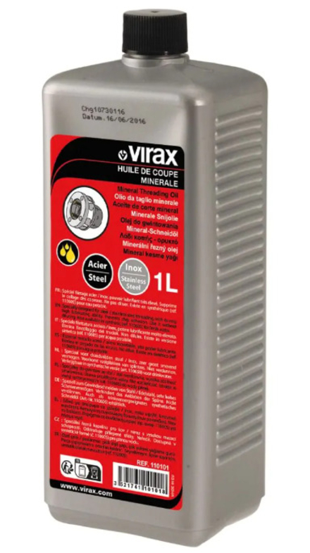Lot 12 huile de coupe minerale 1 l VIRAX - 110112