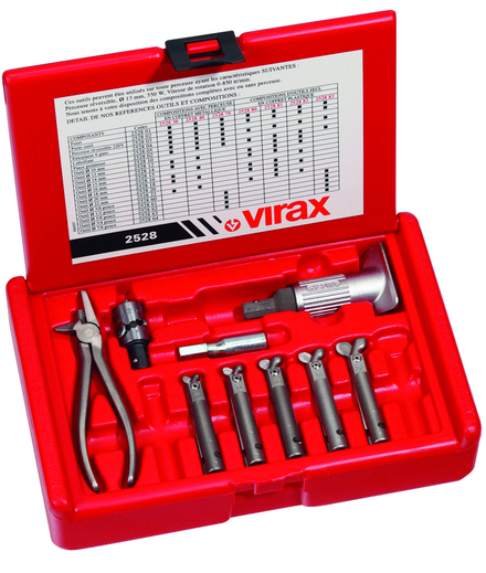 Extrudax 12-14-16-18-22 mm avec perceuse VIRAX - 252830
