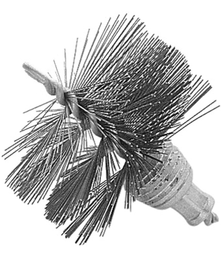 Brosse acier 80 mm pour  furet n°4 VIRAX - 290142