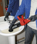 Déboucheur à pompe professionnel VIRAX pour lavabo, évier, douche, cuvette WC - 290210