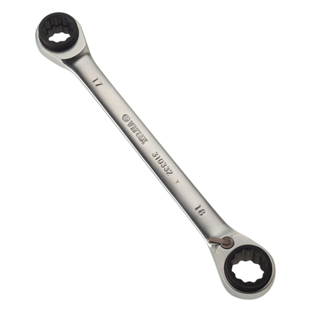 Cle a cliquet 4 en 1 - 16x17 - 18x19 mm VIRAX - 310332