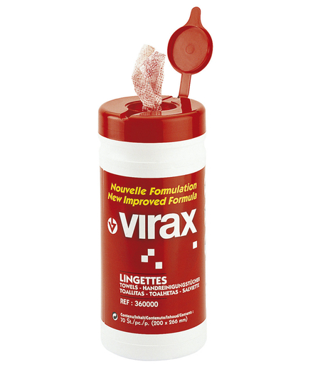 Pot 70 lingettes nettoyantes VIRAX - 360000