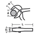 LOT CLE A MOLETTE 8 + PINCE MULTI 240MM