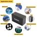 Batterie plomb rechargeable 12V 1,3Ah avec connexions Faston F1 - VELAMP - 23723