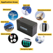 Batterie rechargeable au plomb 12V 12Ah - VELAMP - 23731