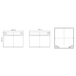 Batterie rechargeable au plomb - connexions Faston 12V 26Ah - VELAMP - 23734