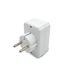 Multiprise 3 prises électriques frontales 3X6A - VELAMP - ADAT-FR-2