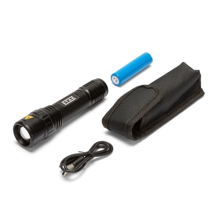 Panther torche led rechargeable 10W avec fonction zoom - VELAMP - IMR90