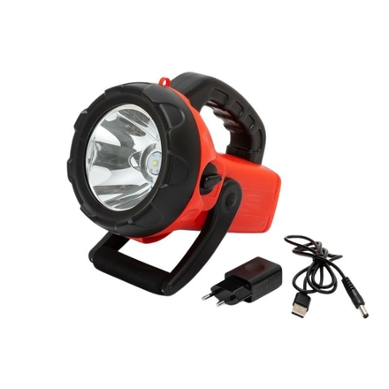 Churchill phare portable rechargeable 10W avec clignotant rouge - VELAMP - IR561