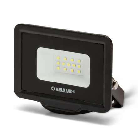 Projecteur LED SMD 10W IP65 PADLIGHT5 noir 4000K - VELAMP - IS740-5-4000K