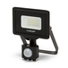 Projecteur LED SMD 10W IP44 noir 4000K avec détecteur de mouvements PADLIGHT5 - VELAMP - IS743-5-4000K