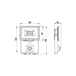 Projecteur LED SMD 10W IP44 noir 4000K avec détecteur de mouvements PADLIGHT5 - VELAMP - IS743-5-4000K