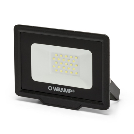 Projecteur LED SMD IP65 20W noir 4000K PADLIGHT5 - VELAMP - IS745-5-4000K