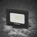 Projecteur LED SMD IP65 20W noir 4000K PADLIGHT5 - VELAMP - IS745-5-4000K