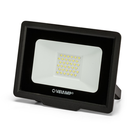 Projecteur LED SMD 30W IP65 noir 6500K PADLIGHT5 - VELAMP - IS755-5-6500K