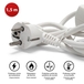 Bloc multiprise 3 sorties 2 prises USB - VELAMP - MULTIP-FR-USB3
