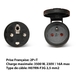 Prolongateur de chantier 10 m H07RN-F 3G2,5 mm² - Velamp PRO725-10F