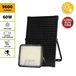 CUBE Projecteur LED solaire 9600 lumens avec détecteur PIR et panneau solaire déport - VELAMP - SL367