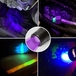 HORATIO Lampe torche LED 3W + UV rechargeable en alu - VELAMP - ST005