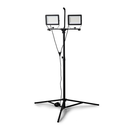 Spot LED sur trépied MINOS 2x100W 17 000 lumens IP65 extérieur - VELAMP - ST755NG
