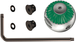 Kit de réparation pour tête de cliquet Zyklop, 1/4