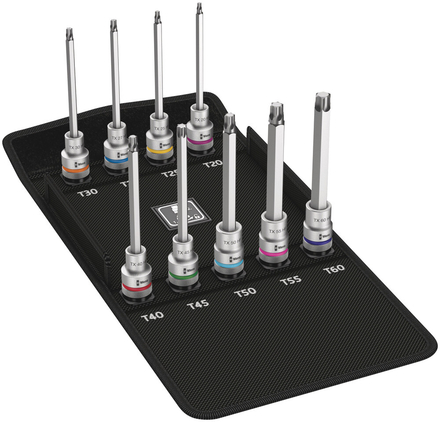 Jeu de douilles à embout avec fonction de retenue 8767 C TORX HF 3 WERA - 05004212001