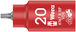 Douille-embout Zyklop, isolée, à emmanchement 3/8