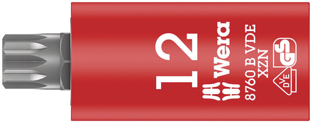 Douille-embout Zyklop, isolée, pour vis à empreinte polygonale XZN, à emmanchement 3/8