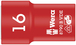 Douille Zyklop VDE 8790 B, isolée, carré 3/8