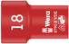Douille Zyklop VDE 8790 B, isolée, carré 3/8
