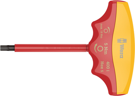 Hex Indicateur de couple isolé 400 i Hex 4,0 / 5,0 Nm WERA - 05004980001