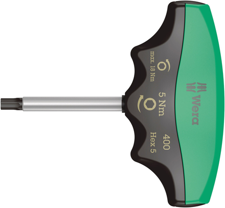 Indicateur de couple 400 Hex 5,0 / 5,0 Nm WERA - 05005081001